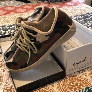 Camo boutique sneakers